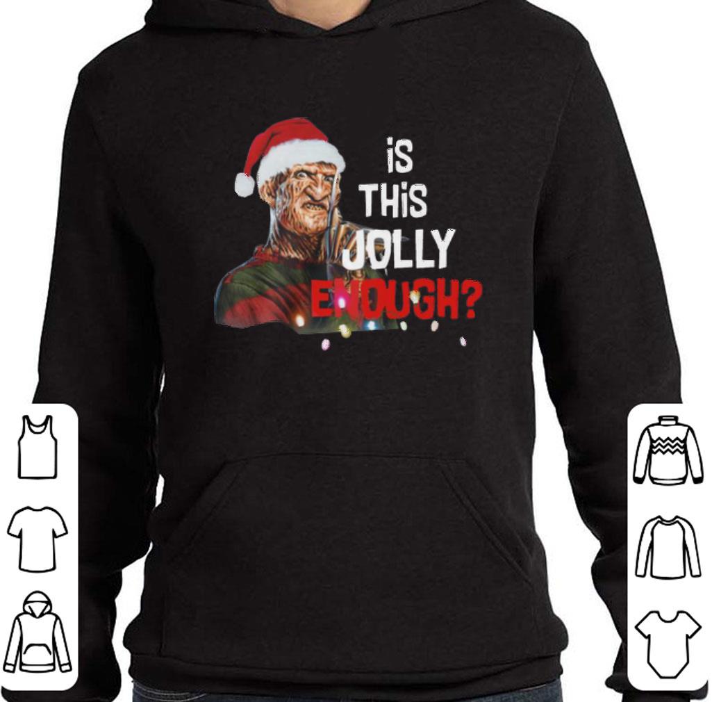 Official Freddy Krueger Is This Jolly Enough Christmas shirt