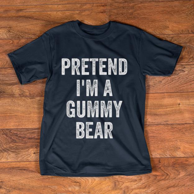 Official Lazy Halloween Costume Gift Pretend I'm A Gummy Bear shirt