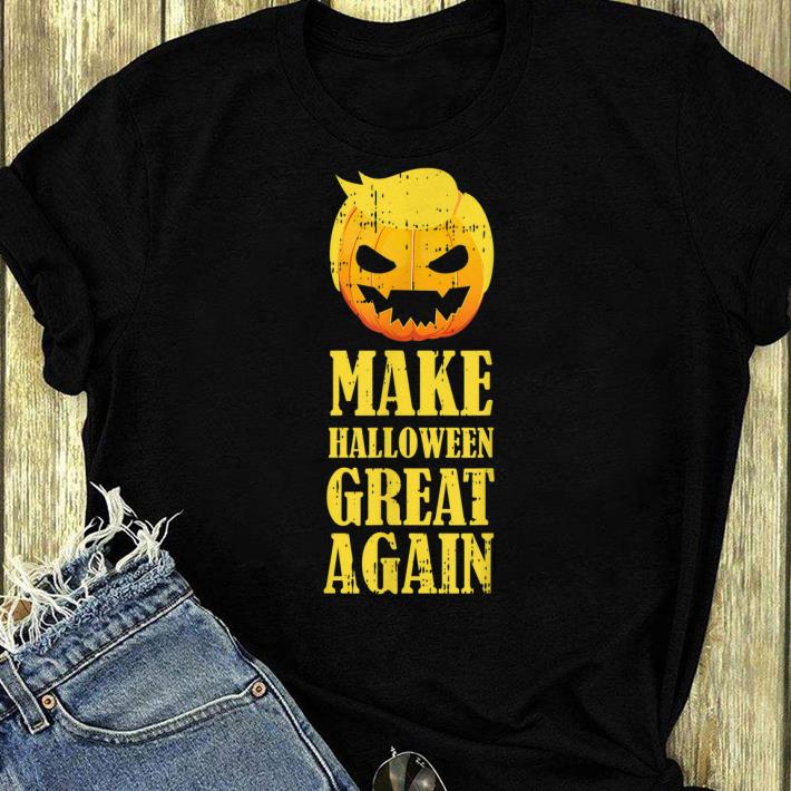 Official Make Halloween Great Again Pumpkin Trump Cool Halloween Gift shirt