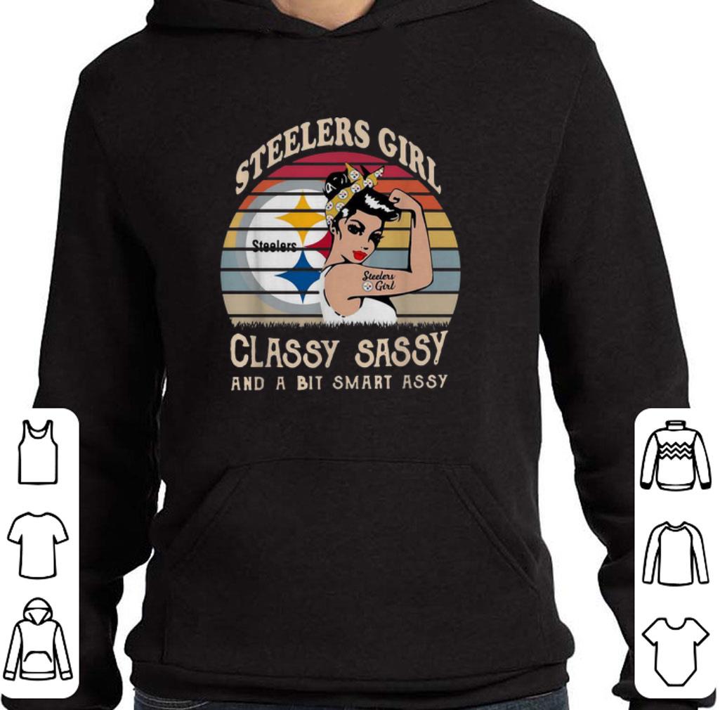 Official Pittsburgh Steelers girl classy sassy and a bit smart assy shirt