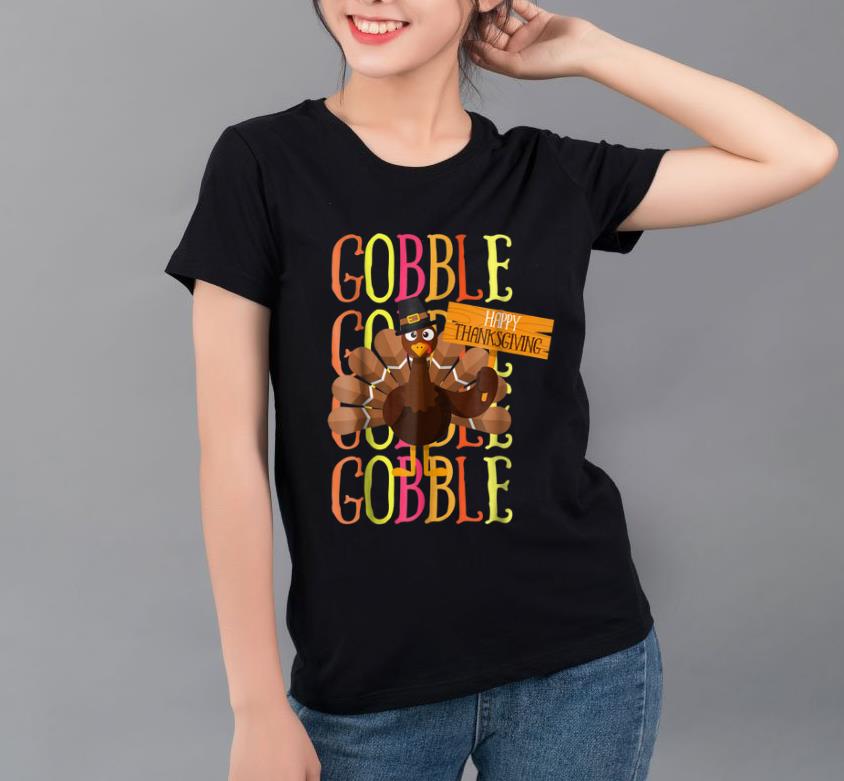 Official Turkey Pilgrim Gobble Thanksgiving shirt