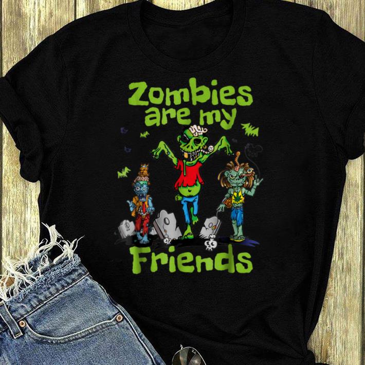 Official Zombies Are My Friends Halloween shirt