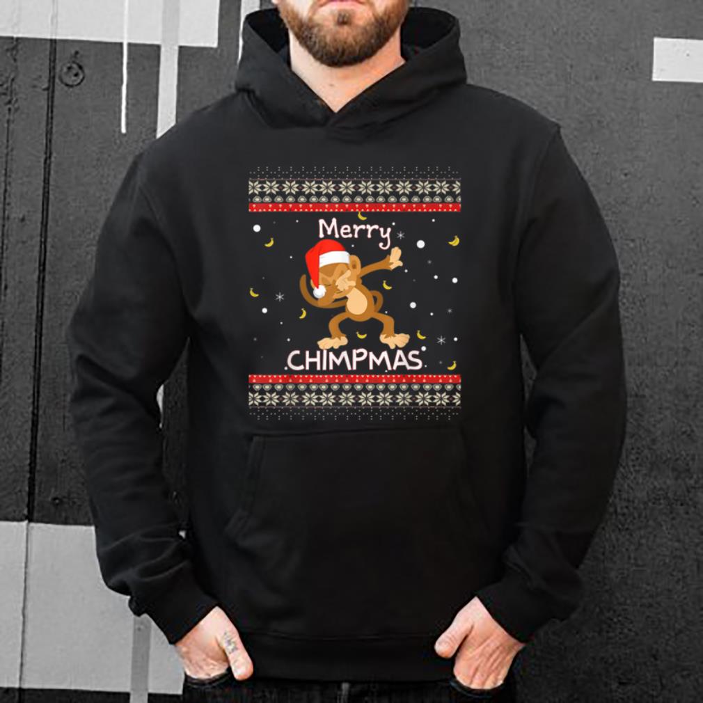 Original Merry Chipmas Ugly Monkey Christmas Sweater Jumper shirt