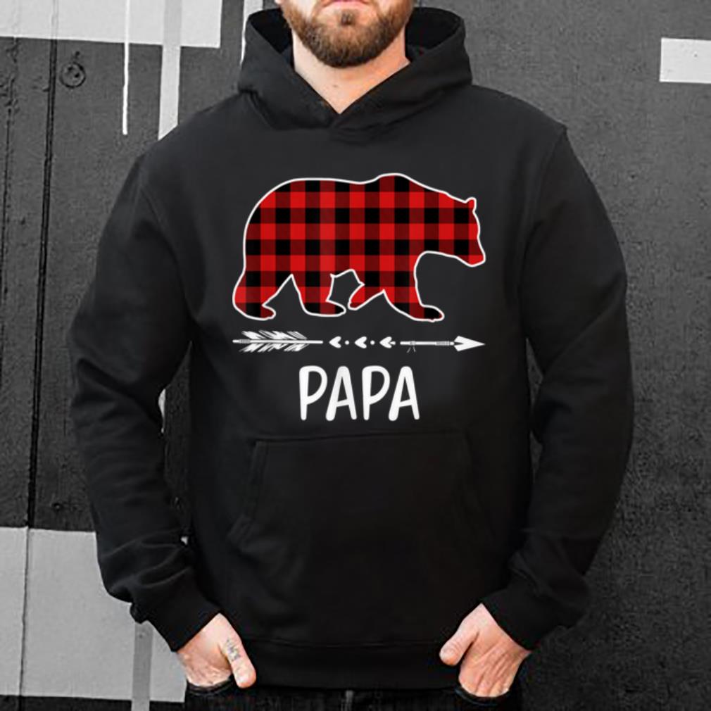 Original Papa Bear Women Red Plaid Christmas Pajama Family Gift shirt