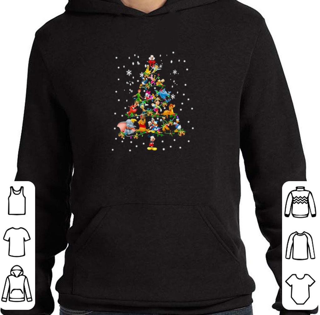 Premium Disney cartoon characters Christmas Trees shirt 6 Premium Disney cartoon characters Christmas Trees shirt