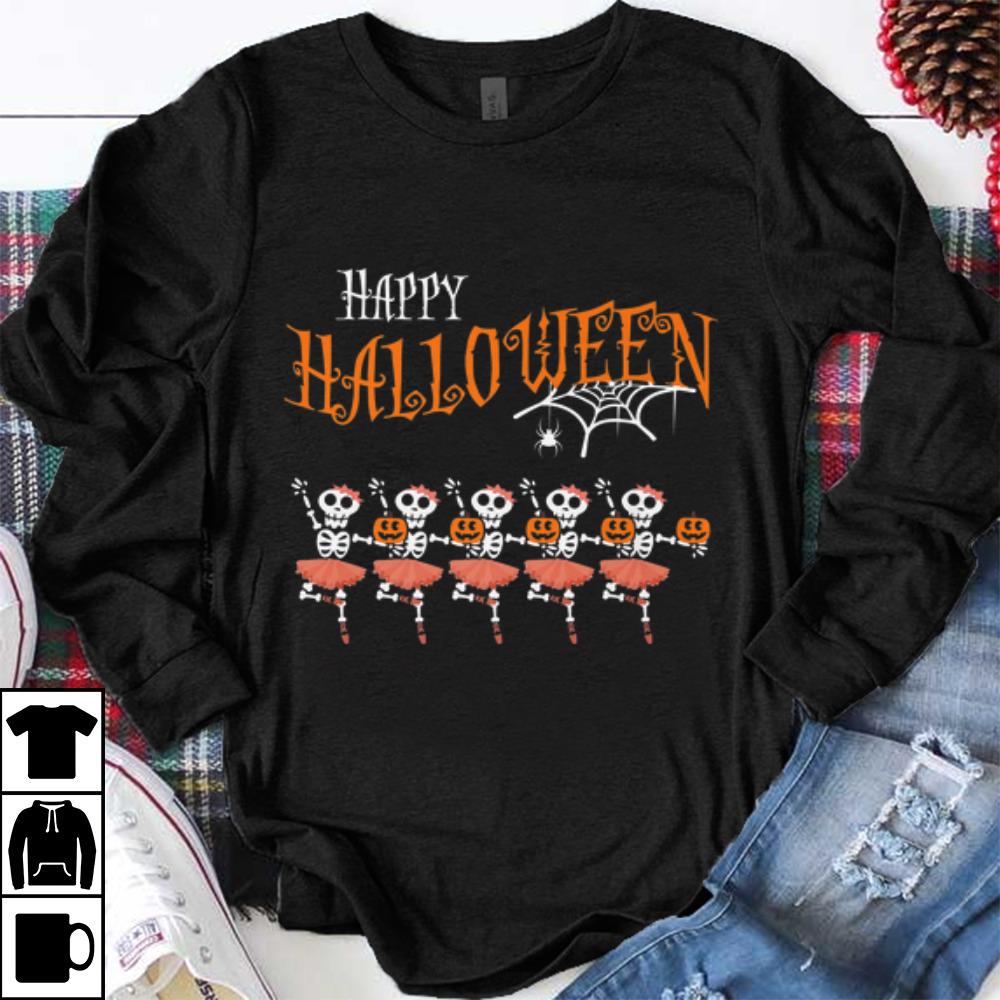 Premium Halloween Dancing Ballet Skeleton Ballerina Costume shirt