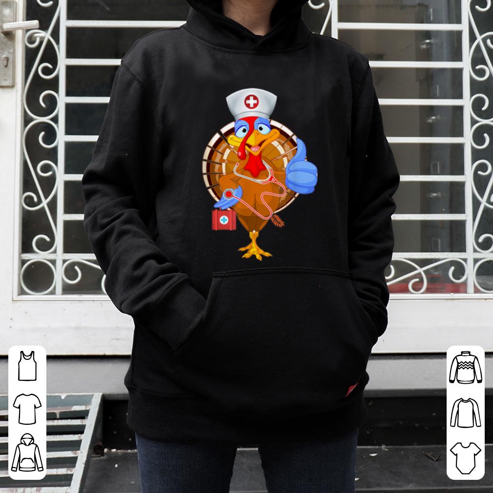 Premium Thanksgiving Nurse Turkey Cute Family Gift Men Women Funny shirt