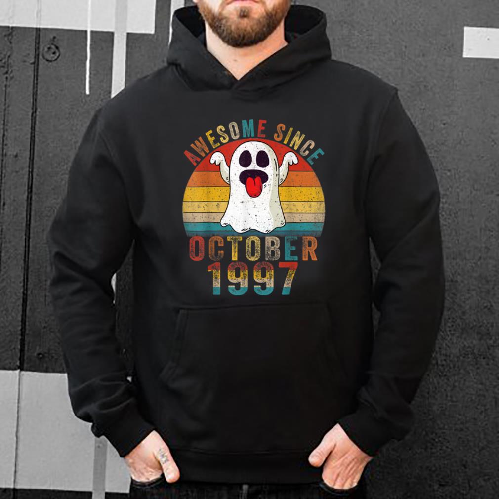 Pretty Awesome Since October 1997 Birthday Gift Boo Ghost Halloween shirt