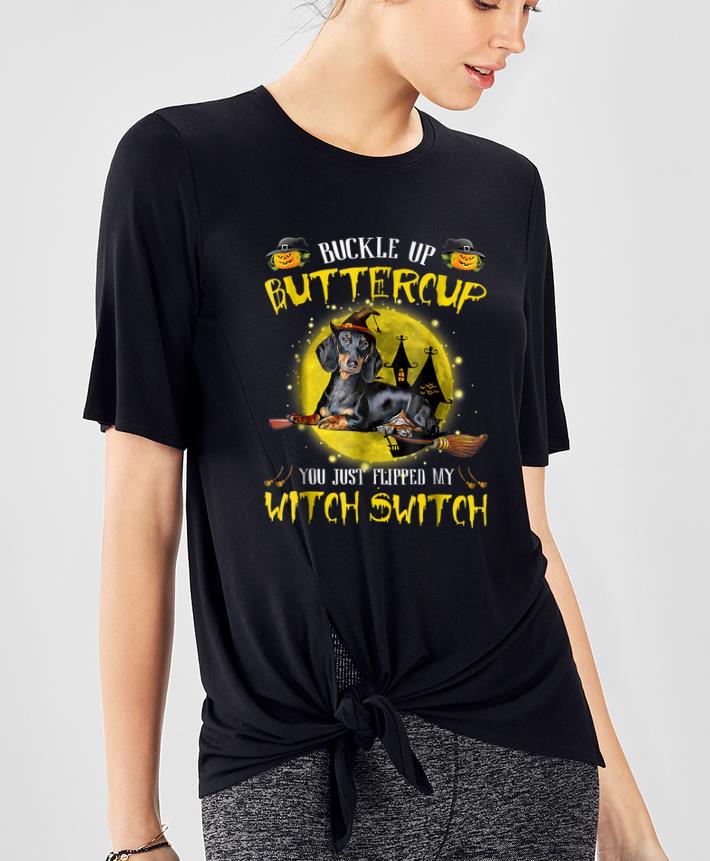 Pretty Buckle Up Buttercup - Dachshund Halloween shirt