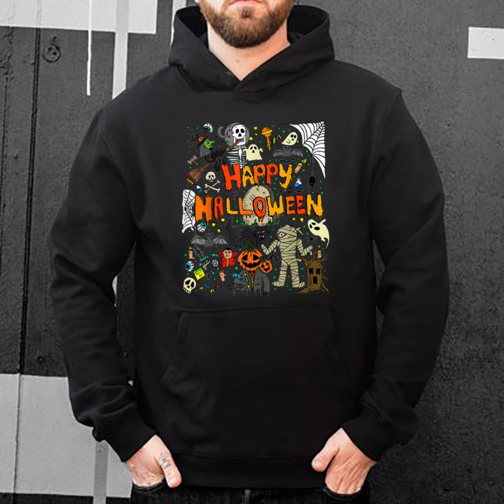 Pretty Happy Halloween Scary Retro shirt