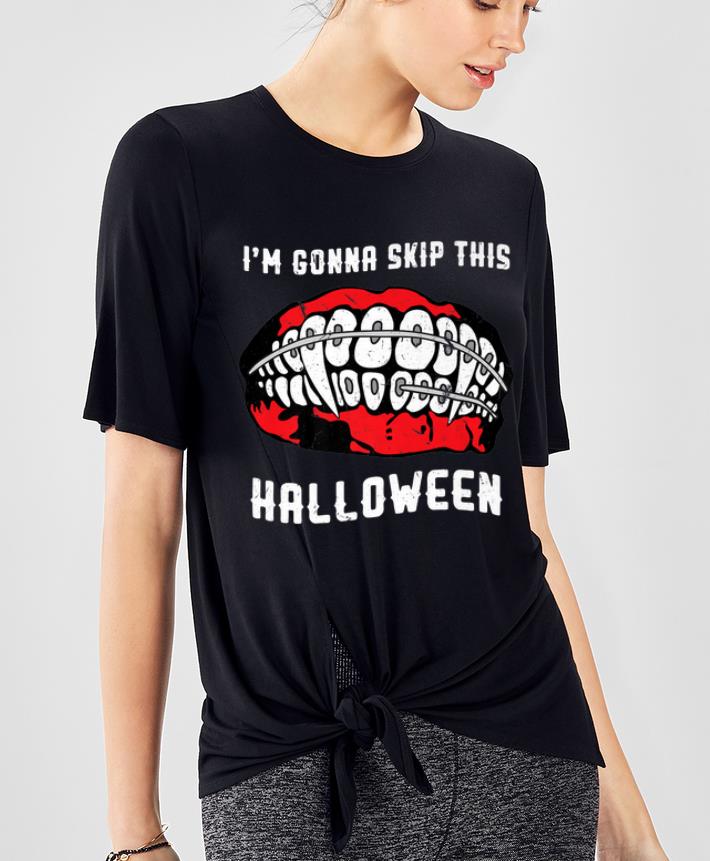 Pretty Horror Braces Vampire Dental Dracula Halloween shirt
