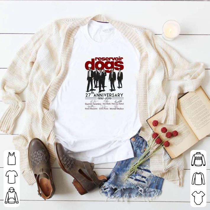 Reservoir dogs 27th anniversary 1992-2019 signatures shirt