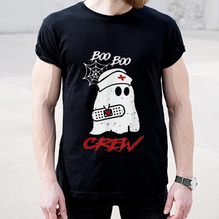 Top Boo Boo Crew Nurse Ghost Halloween Costume Gift shirt