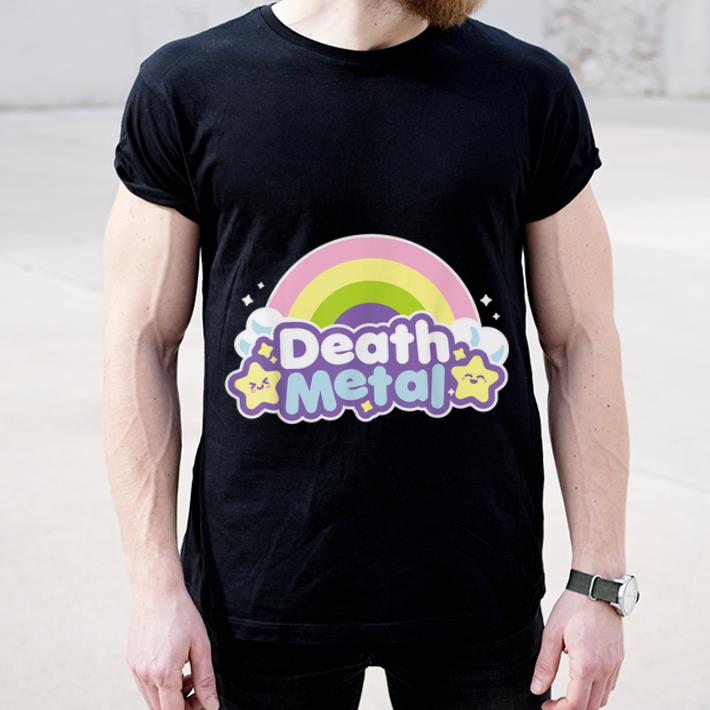 Top Death Metal Rainbow Halloween Unicorn Rock Concert shirt