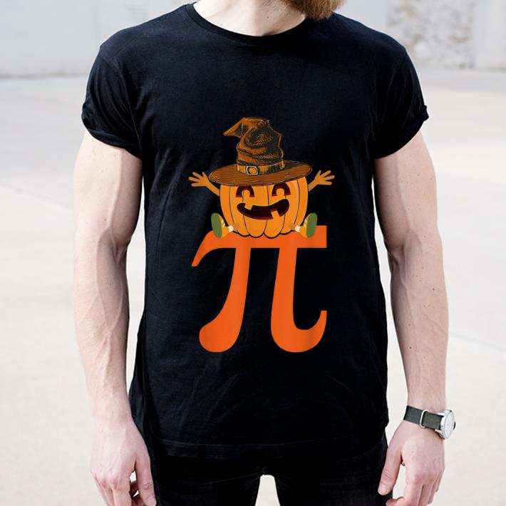 Top Halloween Math Pumpkin Pi Witch Hat Pie shirt