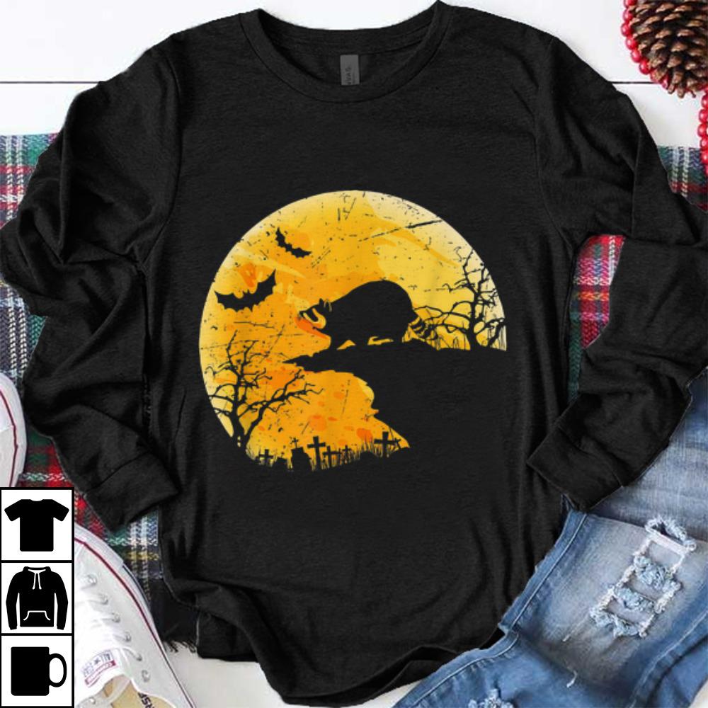 Top Moon Halloween Raccoon Funny Costume Gift For Animal Lover shirt