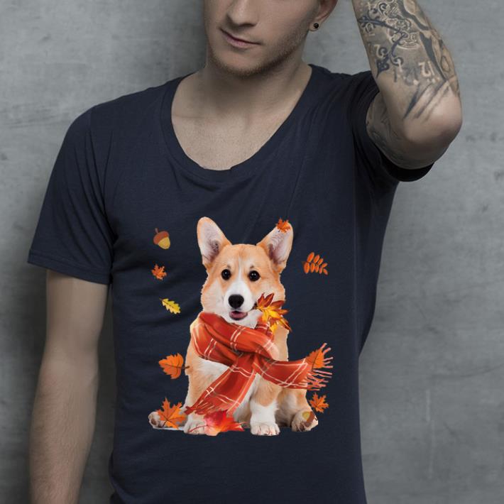 Awesome Cute Corgi Dog Autumn Thanksgiving Gifts shirt