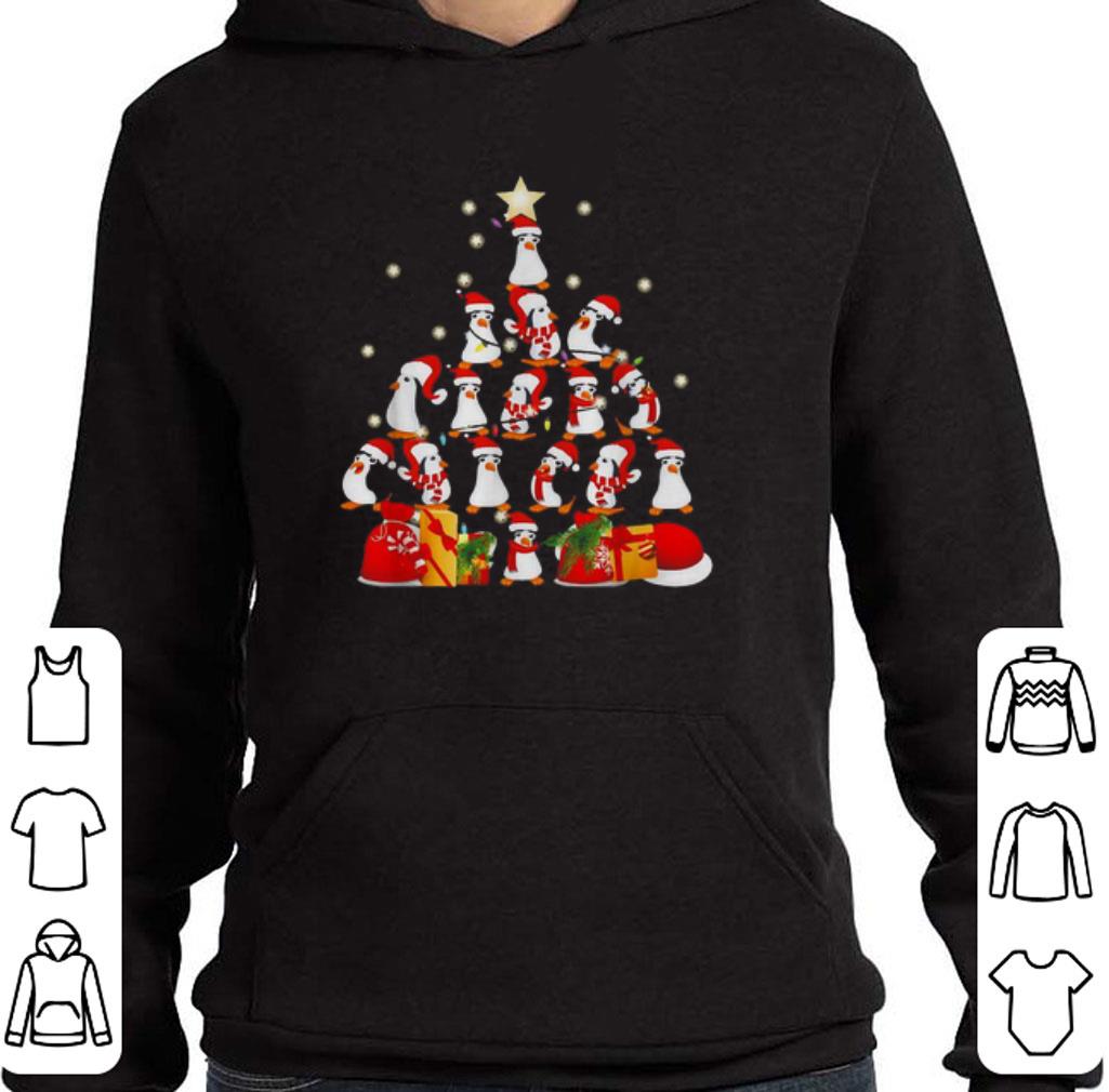 Awesome Penguins Christmas tree shirt