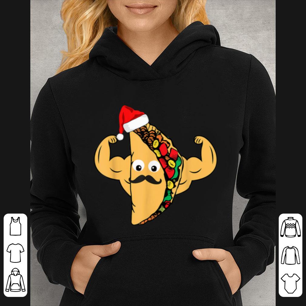 Awesome Taco Santa Hat Family Christmas Pajama Workout Gift shirt