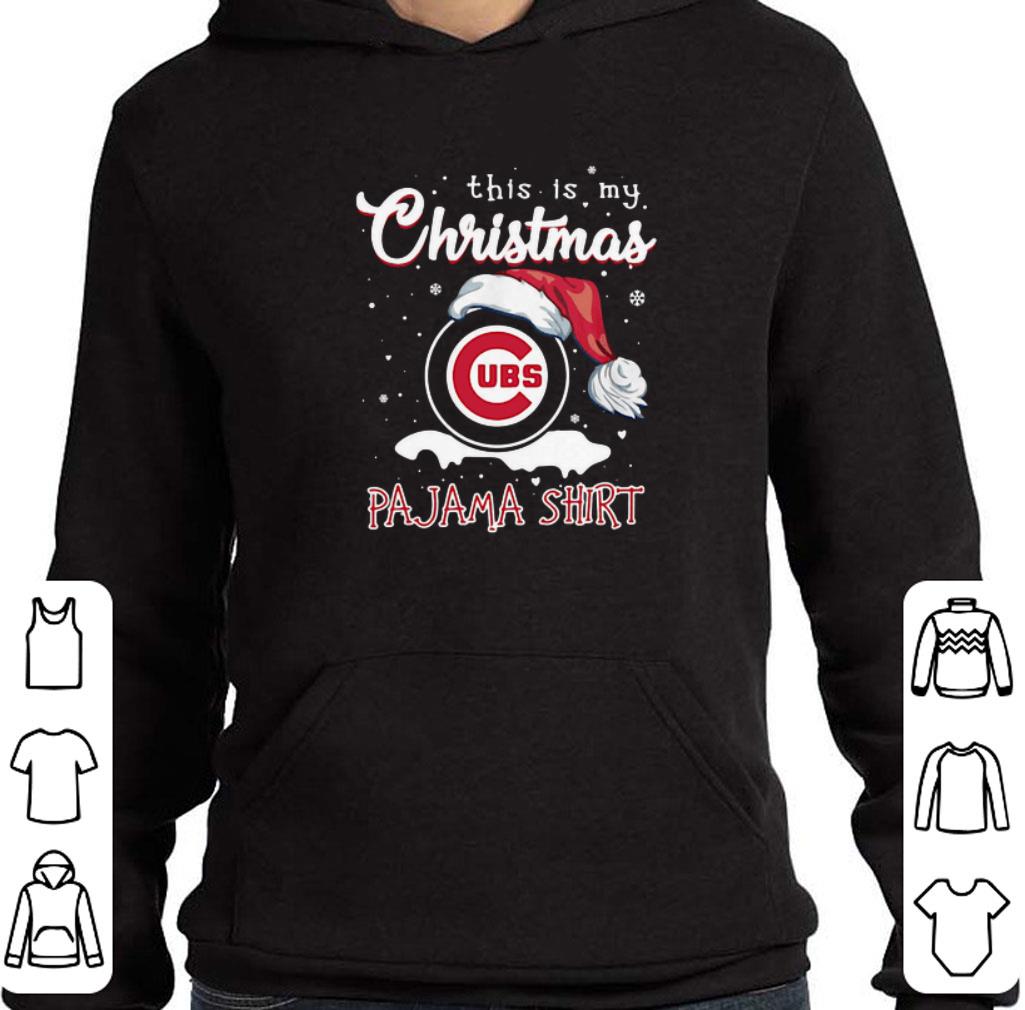 Awesome This Is My Christmas Chicago Cubs Pajama Christmas shirt