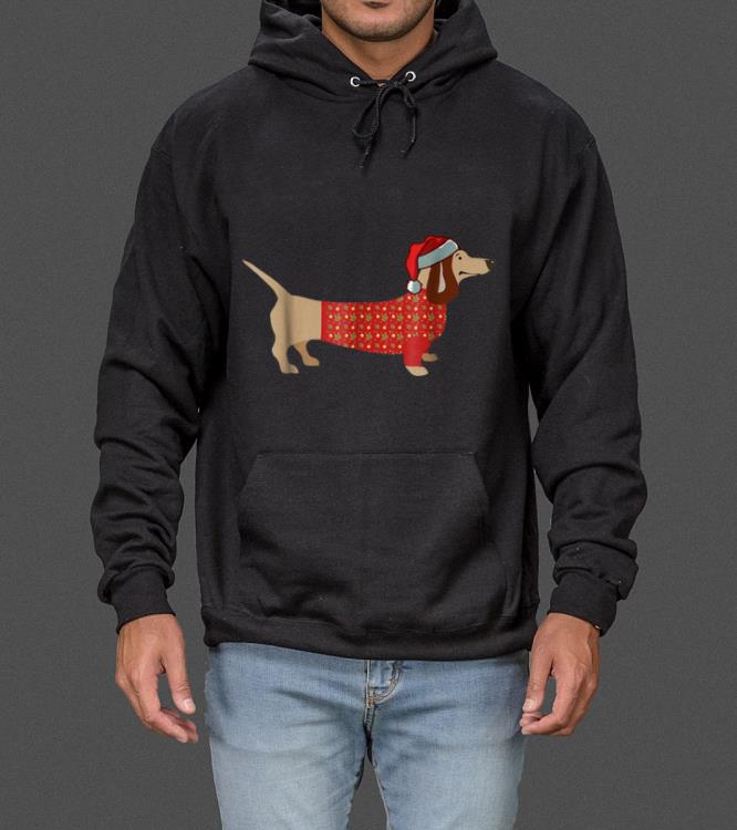 Christmas Weiner Daschund Doxie in Dog Dress sweater