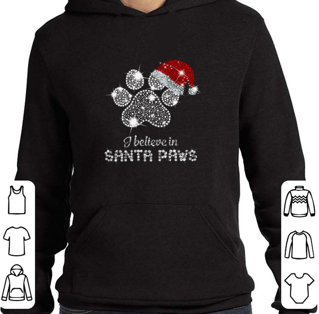 Diamond i believe in santa paws Christmas shirt