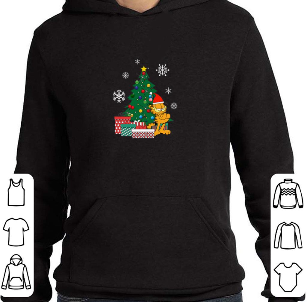 Funny Garfield Around The Christmas Tree shirt