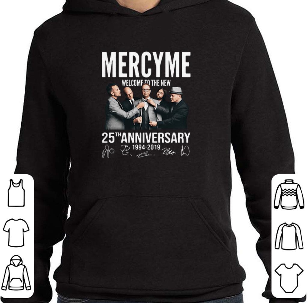 Funny Mercyme Welcome To The New 25th Anniversary 1994-2019 Signatures shirt