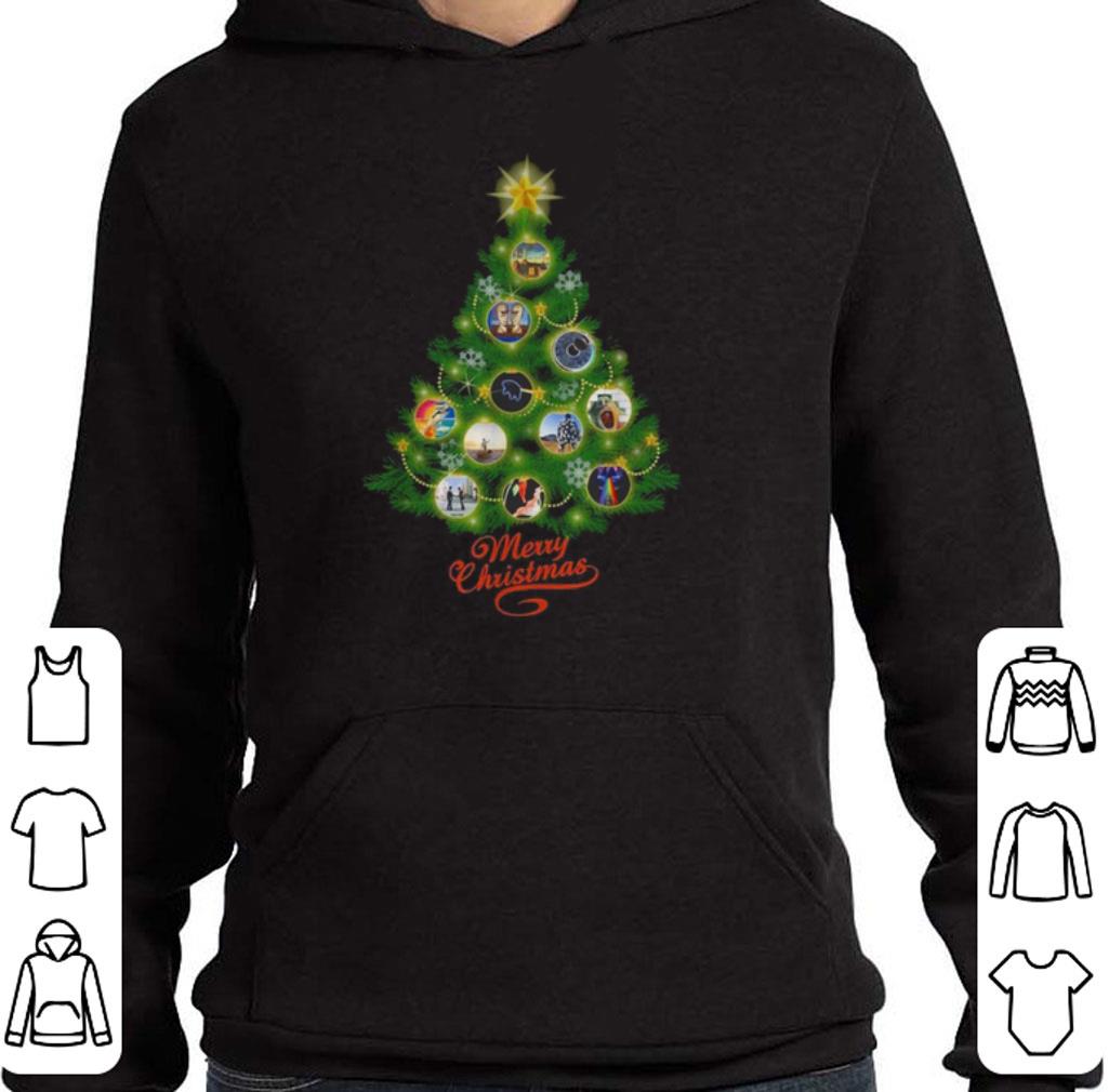 Funny Pink Floyd Merry Christmas tree shirt