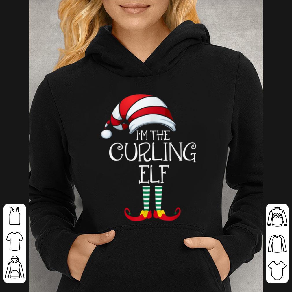 Great I'm The Curling Elf Family Matching Christmas Gift Group shirt