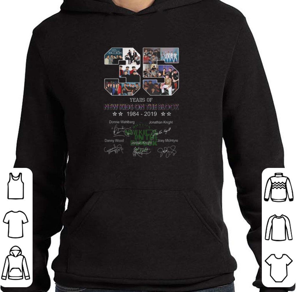 Hot 35 years of New Kids On The Block 1984 2019 signatures shirt 6 Hot 35 years of New Kids On The Block 1984 2019 signatures shirt