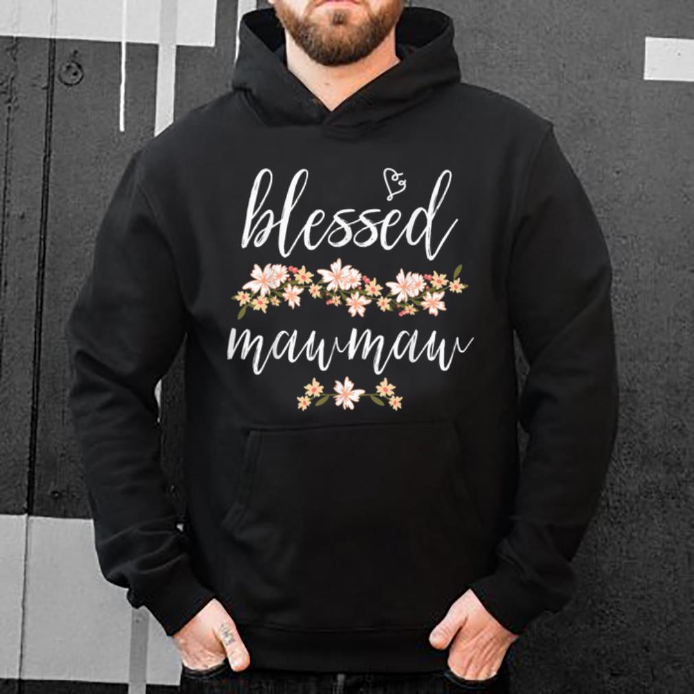 Hot Blessed Mawmaw Cute Thanksgiving Christmas Gifts shirt