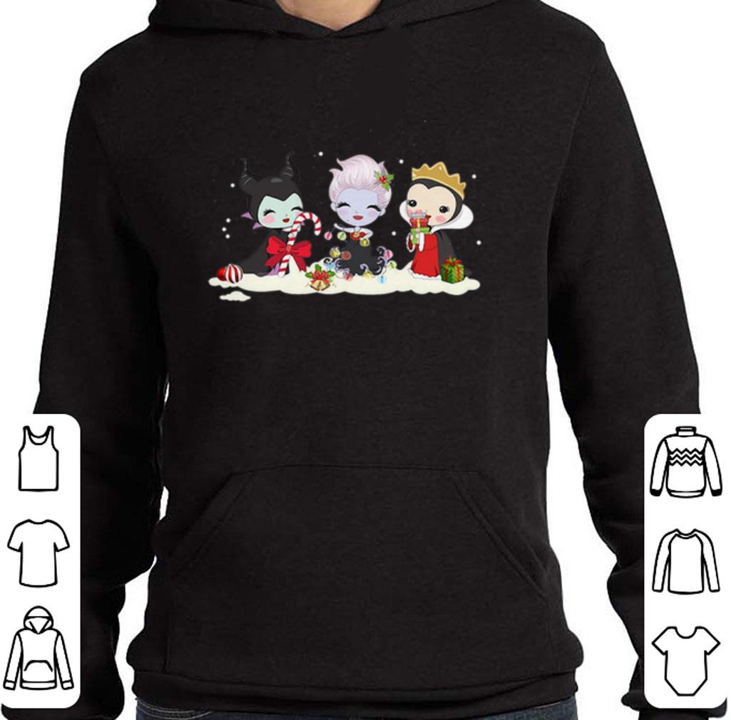 Hot Maleficent Ursula Evil Queen chibi Christmas shirt 6 Hot Maleficent Ursula Evil Queen chibi Christmas shirt
