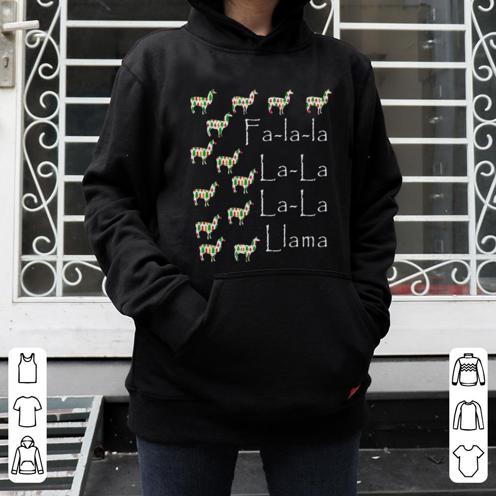 Hot Top Funny Best Cute La La Llama Christmas Fun Gift shirt