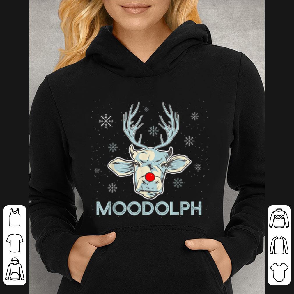 Hot Ugly Christmas Moodolph Cow Farmer Gift shirt