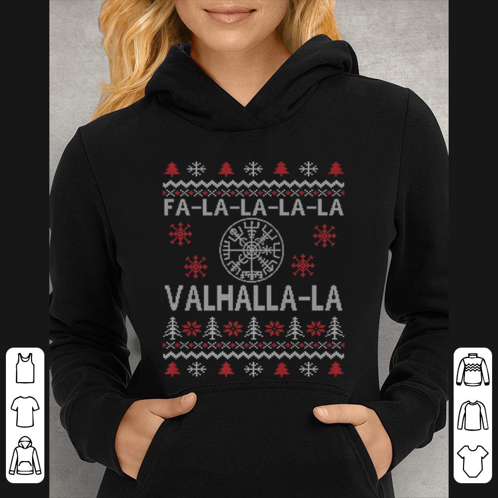 Hot Vegvisir Compas Valhalla Ugly Christmas Viking shirt