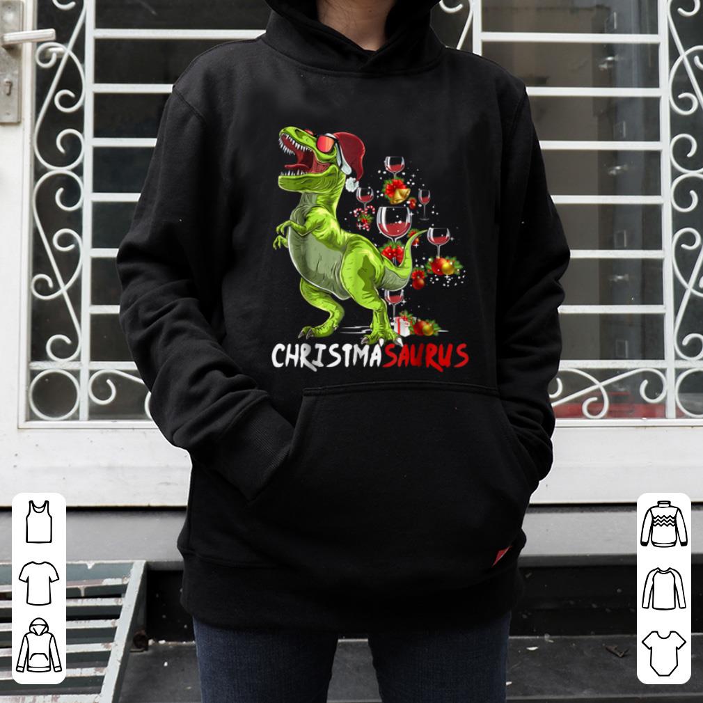 Nice Christmasaurus Funny Dinosaur Christmas Ugly Tree shirt