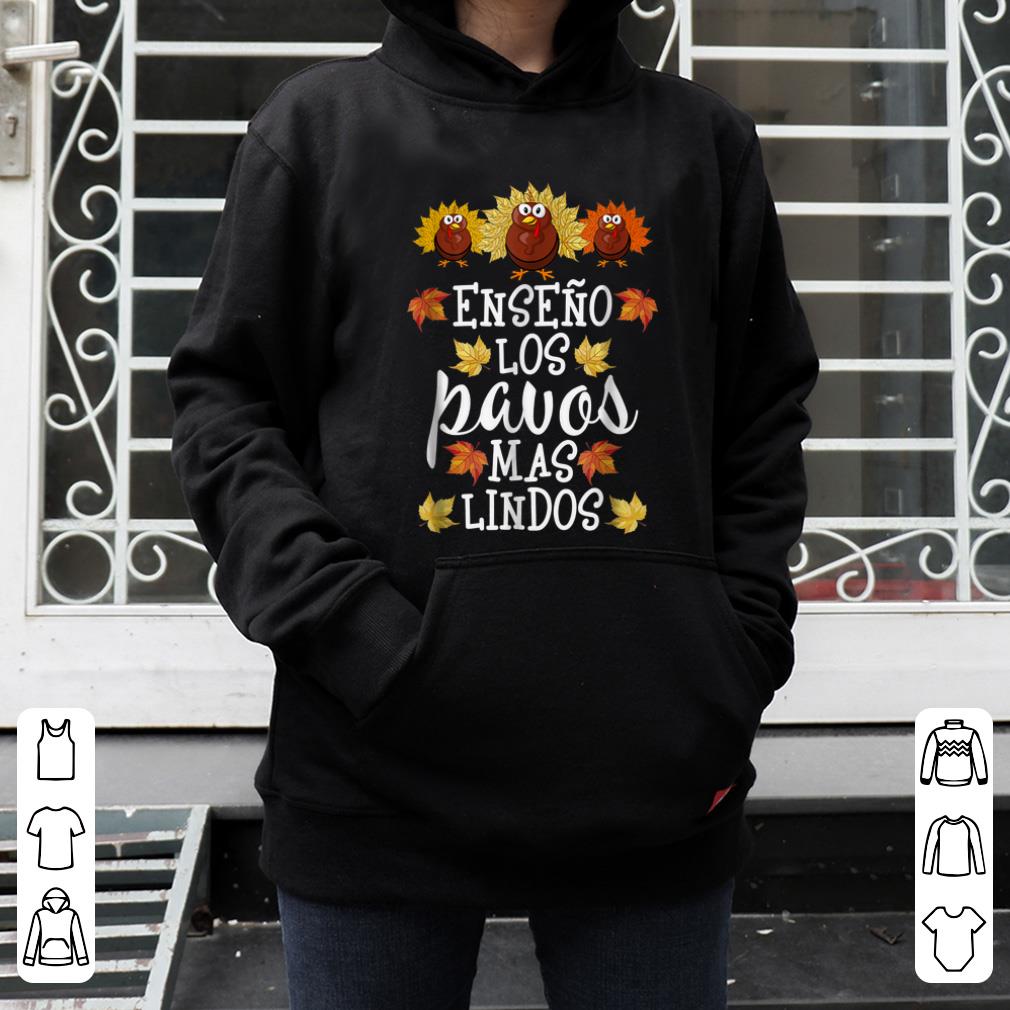 Nice Spanish Teacher I Teach The Cutest Little Turkeys tees shirt