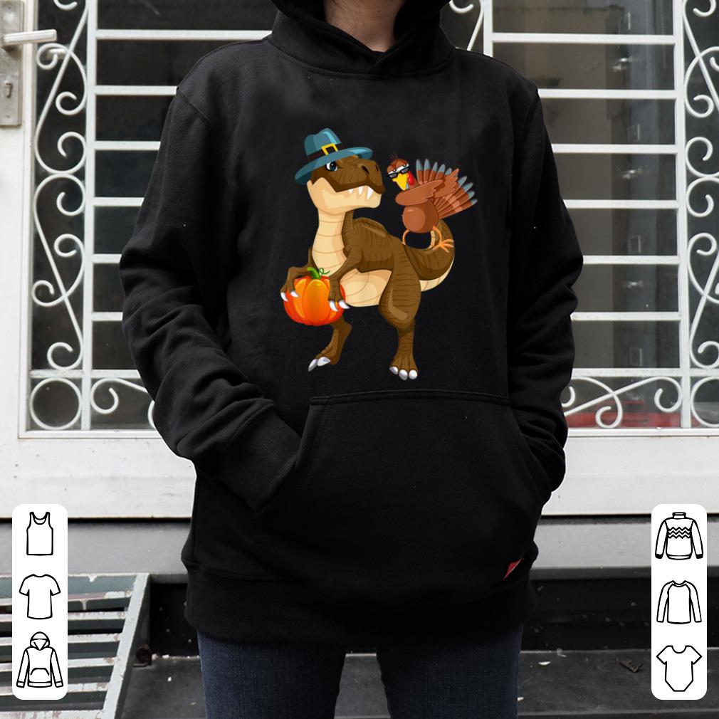 Nice Thanksgiving T-Rex Dinosaur - Dabbing Turkey shirt