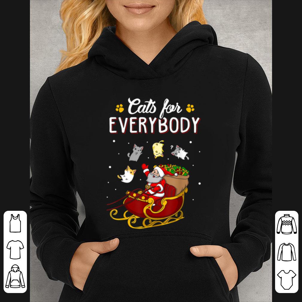 Official Cats For Everybody Christmas Cute Cat Lover T-shirt B07K5R7J41.png