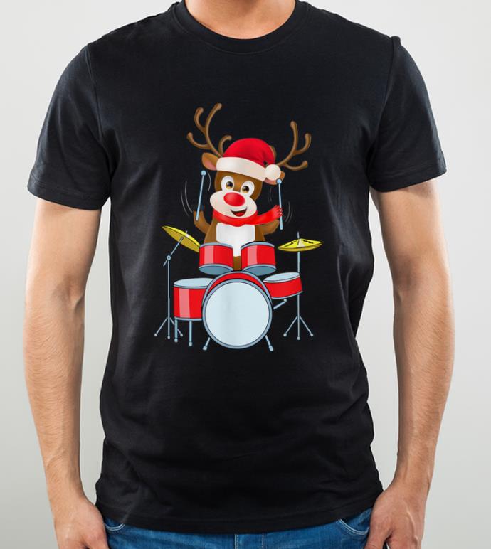 Official Christmas Reindeer Drummer Christmas Xmas Gift shirt