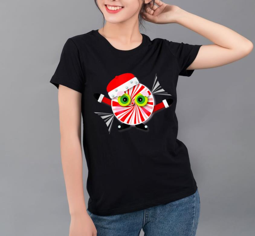 Official Colorful Cartoon Christmas Peppermint Candy shirt