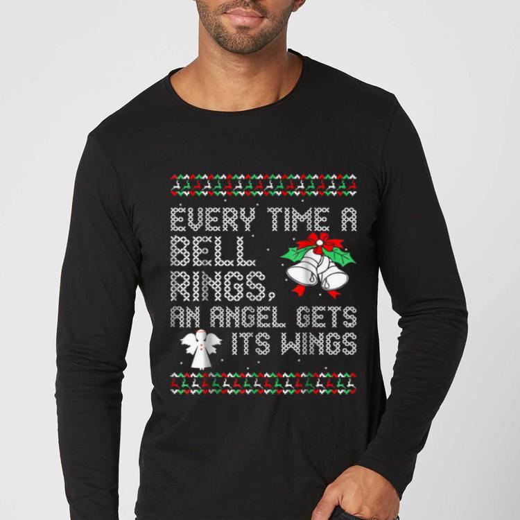 Official Every Time Bell Rings Angel Gets Its Wings Christmas shirt