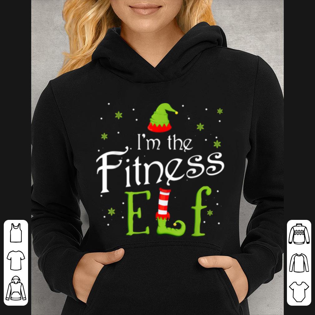 Official I'm The Fitness Elf Funny Group Matching Family Xmas Gift T-Shirt B07YZPCHDR.png