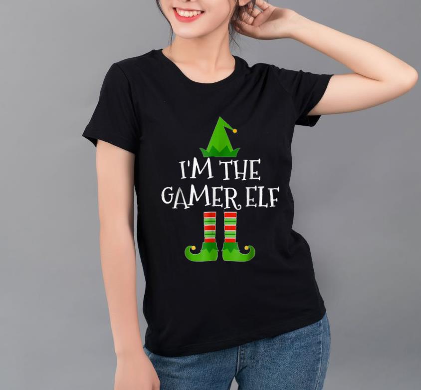 Official I'm The Gamer Elf Matching Family Group Christmas shirt