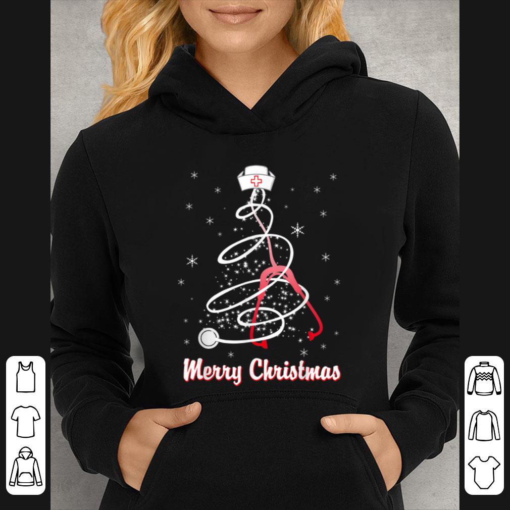 Official Merry Christmas Nurse Shirt Yuletide Practitioners Cute Gift T-Shirt B07YQF8NW9.png
