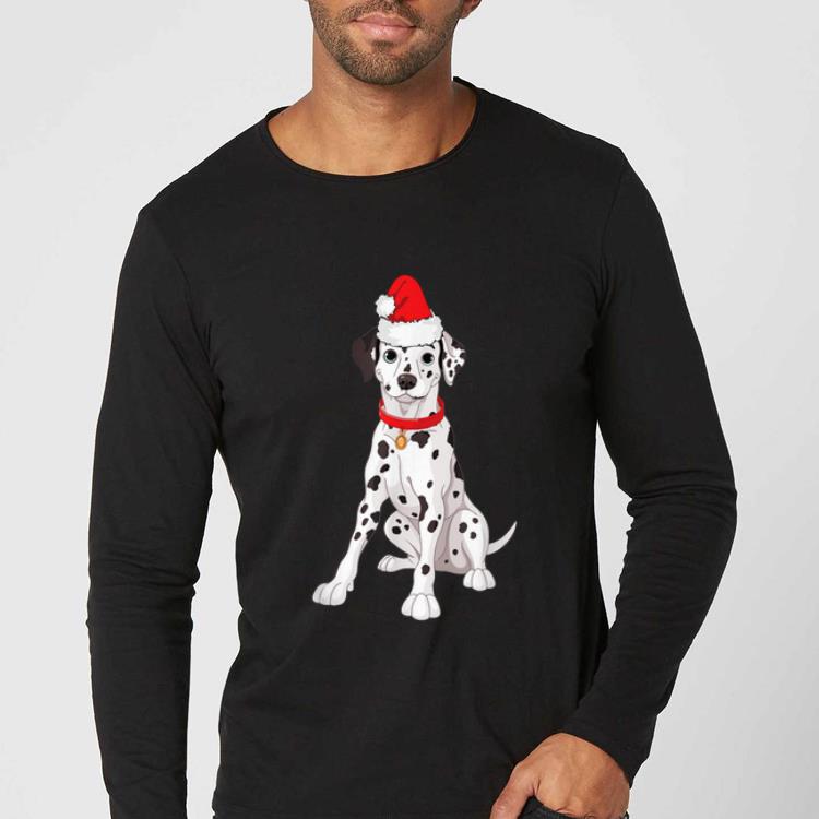 Official Santa Dalmatian Dog Christmas Pajama Funny Xmas Gifts shirt