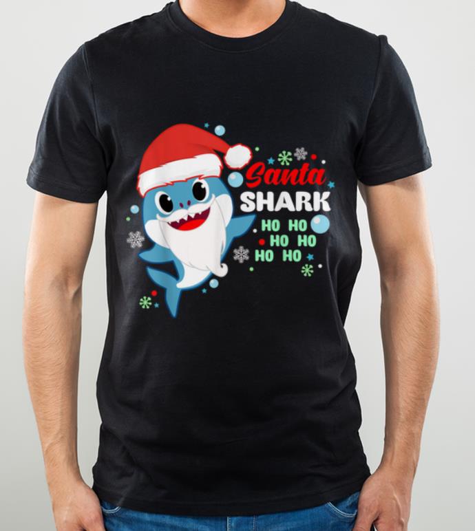Official Santa Shark Ho Ho Ho Perfect Shark Gift Christmas shirt