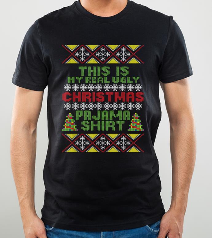 Official This Is My Christmas Pajama Ugly Christmas SweaterT-Shirt shirt