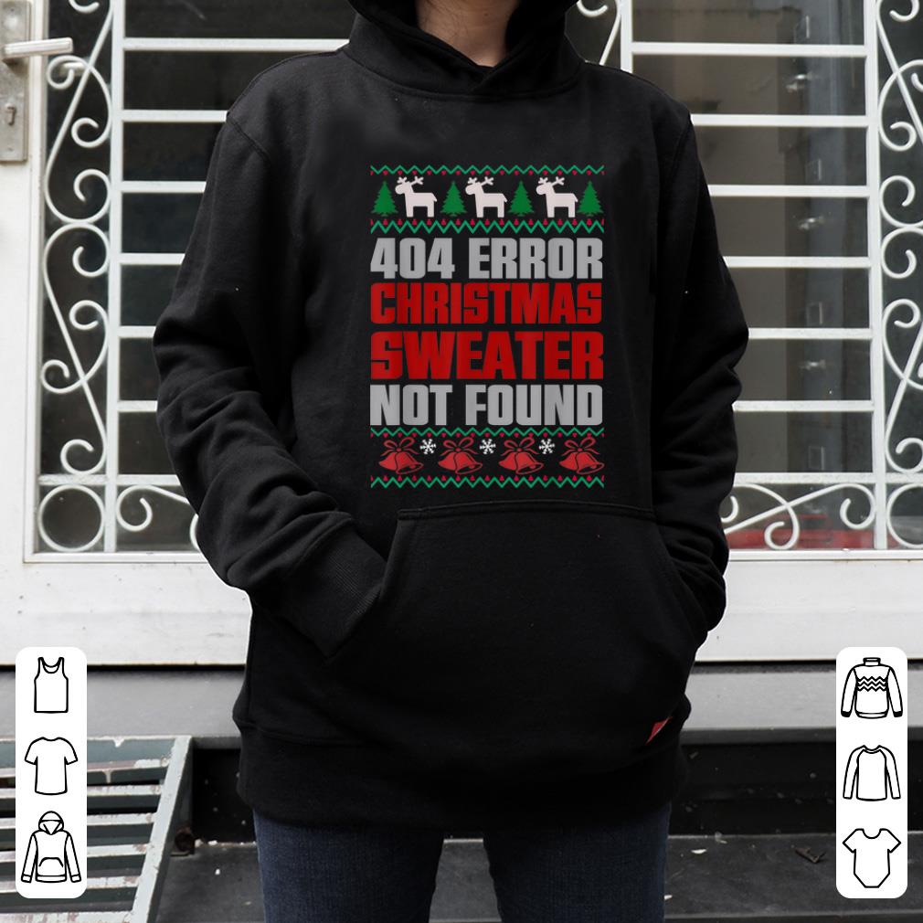 Original 404 Error Christmas Sweater Not Found Funny Christmas shirt